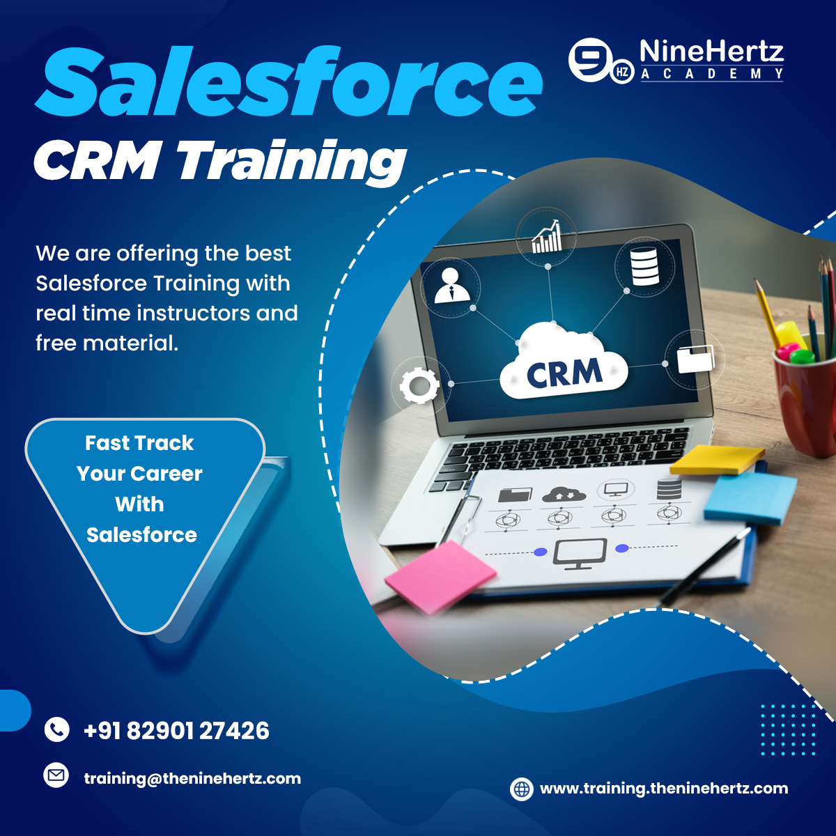 Ninehertzacade2's tweet photo. Learning Salesforce CRM is not complicated. Even if you are from a non-IT background and looking to build a career in salesforce. then NineHertz is the right option for you.
Enroll Now:-https://t.co/dyVdmmASWe
#salesforce #salesforcetraining #salesforcetrainingindia  #training https://t.co/b5Pq5NKh0M