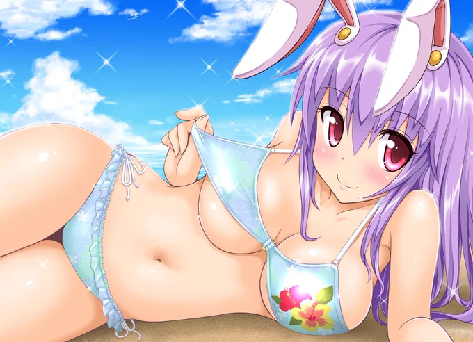 や〜っとまた暖かくなったので懐かしのうどんげ水着絵です🐰
この柄の紙袋まだ持ってる人います? 