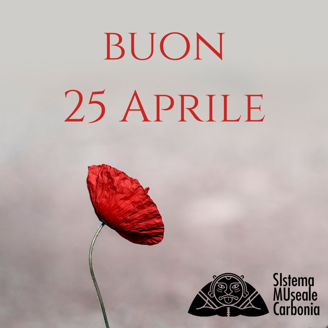 carboniamusei's tweet photo. Il SiMuC vi augura una felice Festa della Liberazione
Vi ricordiamo che oggi siamo aperti mentre domani, martedì 26, sarà osservato il giorno di chiusura
#25aprile2022 #carbonia #simuc #25aprile #festadellaliberazione https://t.co/LZytbuTuZZ