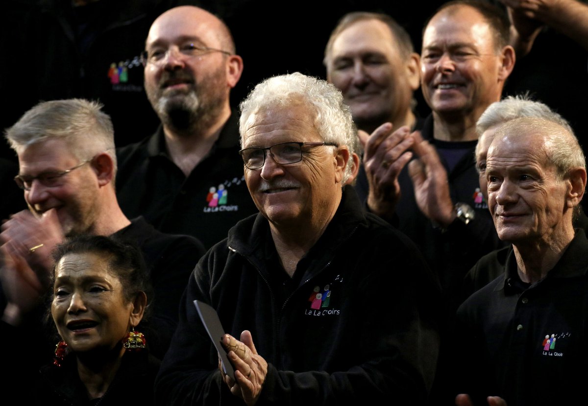 LaLaChoirs's tweet photo. This Saturday is your chance to increase those happy chemicals, for FREE. Just a few hours of fun learning an Eagles classic. Join us for a one off low voice workshop! Go to the website for details. #singingmakesyoufeelgood https://t.co/QmSTmbfkmj