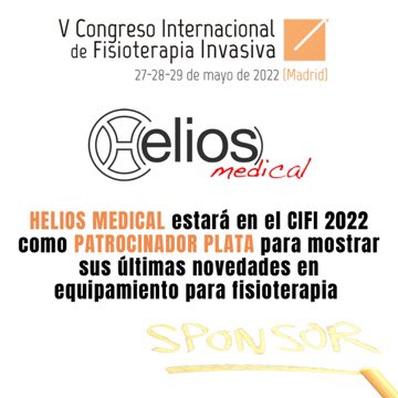 <a href="/helioselectrome/">Helios Electromedicina</a> estará en el #cifi2022 presentando sus equipos y accesorios de fisioterapia de última generación 

<a href="/socifin/">SOCIFIN</a> <a href="/USPCEU/">Universidad CEU San Pablo</a>