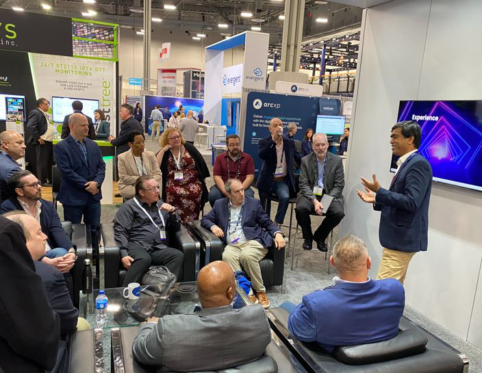 AmagiCorp's tweet photo. At #nabshow2022? Join us at booth W4706, West Hall to experience the latest in unified broadcast workflows on cloud. Live sports, 24/7 news, FAST and more!
#Amagi #freeadsupportedstreamingtv #data #newlineartv #cloudtechnology #NAB2022 https://t.co/lMJniXDPGq