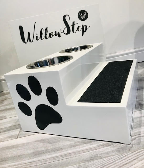 Willowstep1's tweet image. Willowstep: Twin Raised Dog Feeder...