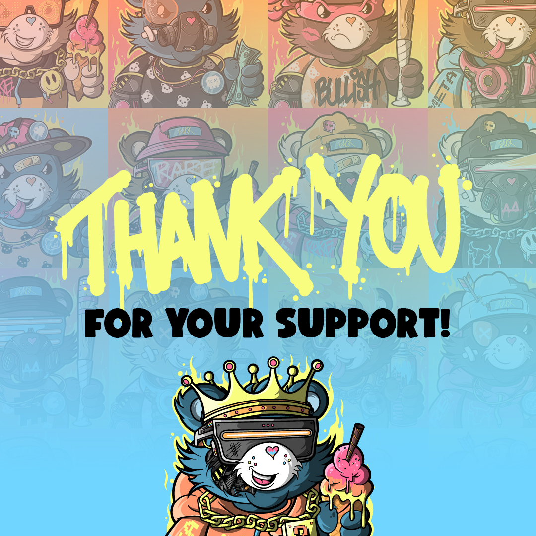 Just want to take a hot second and say THANK YOU to our amazing #BearFam community.

We appreciate you all and are glad to be on this journey with you all 🙏