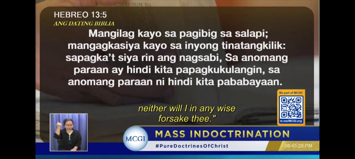 The God who can't lie promise not to leave us, and never forsake us.
The Why of Praying
#PureDoctrinesofChrist