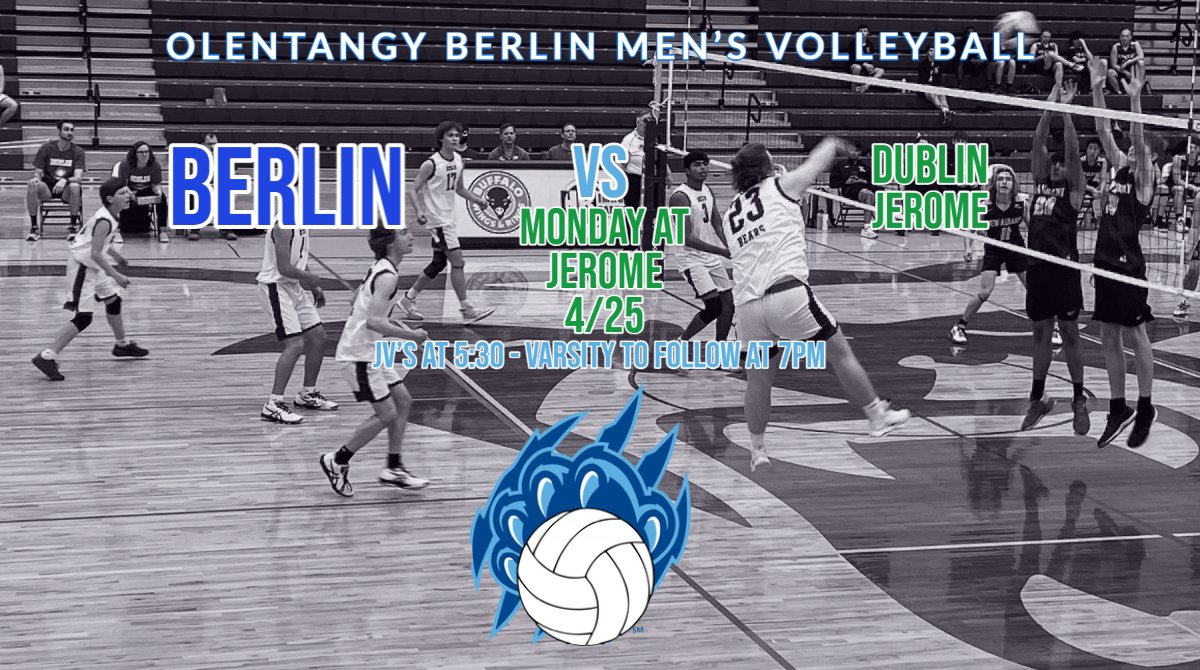 obhsboysvball's tweet photo. Game Day. 3 big OCC match-ups this week. @obhsboysvball @Todd_spinner @BerlinBearsAD @OBHSBoosters @dublinjeromehs @OHSBVA @bvb_oh #onepointatatime #buildingmomentum https://t.co/TLfJ6DgJmW