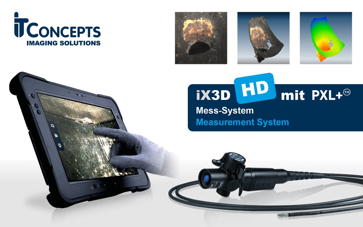 Visit us at our booth Nr 6403, Hall 6

iX3D HD Flexible Scope Measurement System

We look forward to your visit!

itcworld.com

#endoskop #videoendoskop #3Dmessung #3Dmeasurement #ndt #rvi #ITConcepts #IMAGINGSOLUTIONS #3Daero #partnership #Pxl+