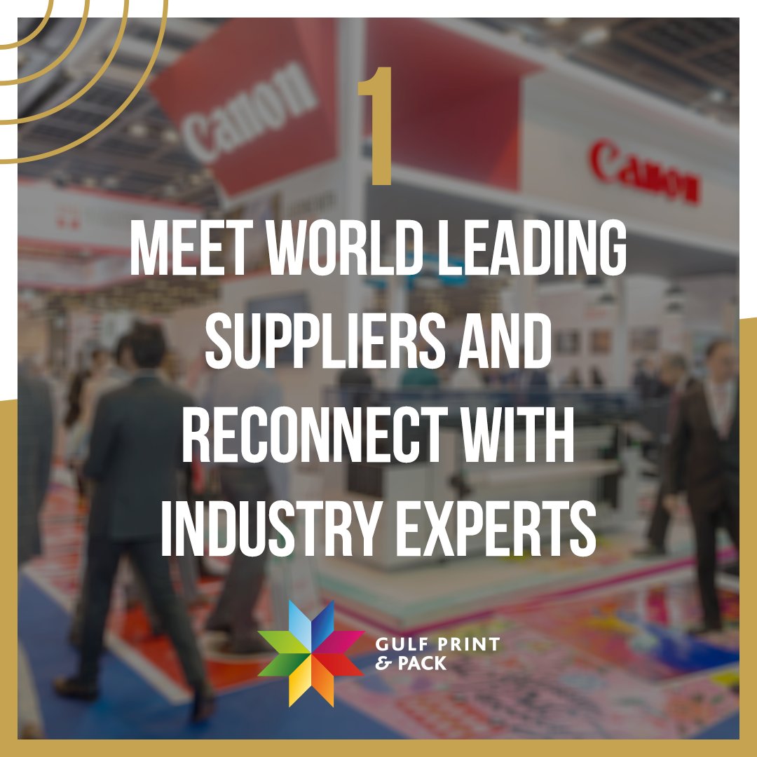 GulfPrintPack's tweet image. There's 4 weeks to go until #GulfPrintPack 🙌  Here are 4 reasons you should register for FREE today: registration.gesevent.com/survey/1t0662g…

#Dubai #Packacking