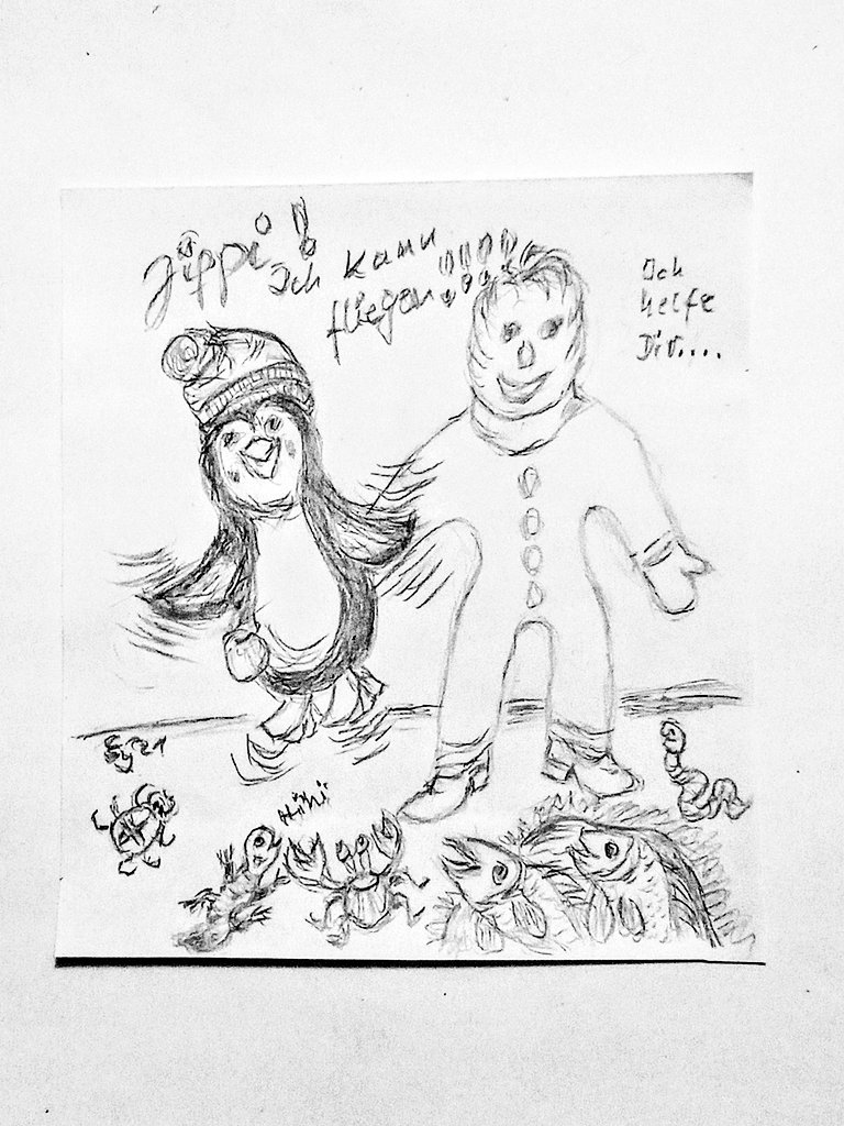 SyllaCarmen's tweet photo. Moin Ihr Lieben 🖌️🌻🕊️☮️❣️
@kunstklasse #kleineKunstklasse #TagdesPinguins #pinguinday #drawings #makeartnitwar #makeartnotwar #artistsontwitter #ArtistOnTwitter 
Habe da mal paar Oldies ausgegraben!
Wünsche Euch allen eine gute kreative Woche mit vielen schönen Ideen!
!B https://t.co/jzEVQv3GdF