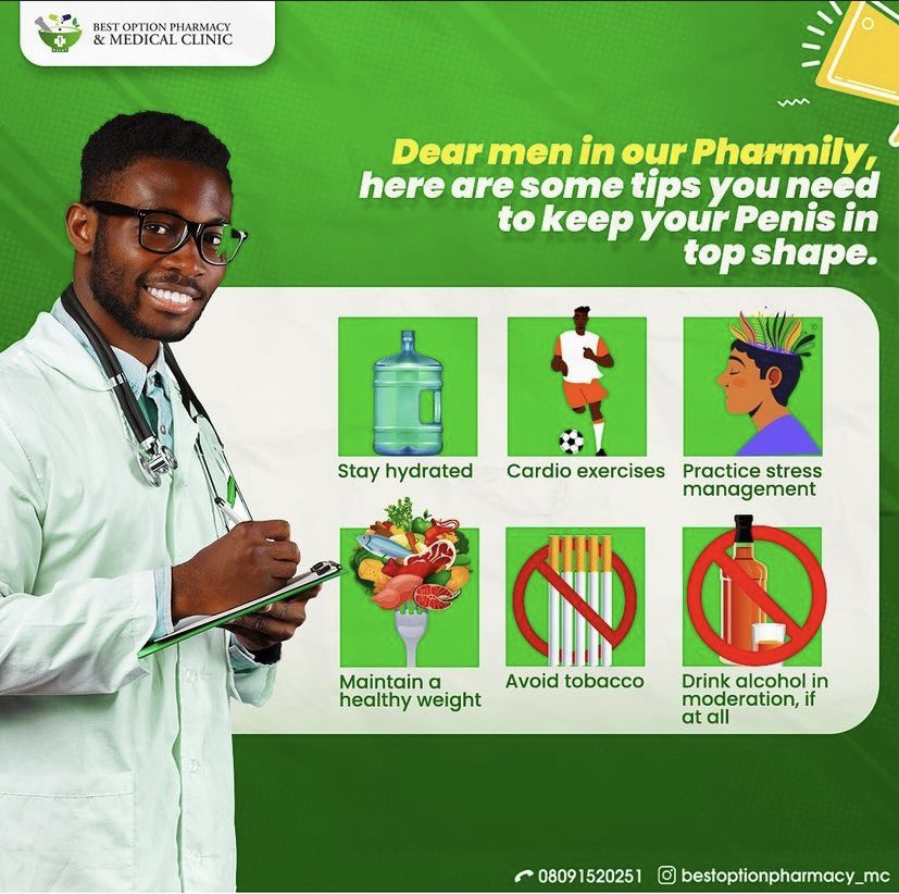 BestOptionPharm's tweet photo. There are many different things that can affect the health of your penis,including your hygiene practices,lifestyle changes,and any underlying health conditions. 

Here are a few tips that will help you take care of your penal health. https://t.co/pqK0Ax7nJC