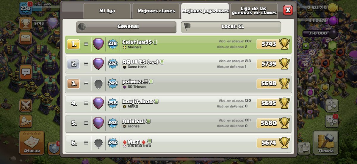 Mi mejor temporada con qc lalo, top #1 y top #7 de Chile