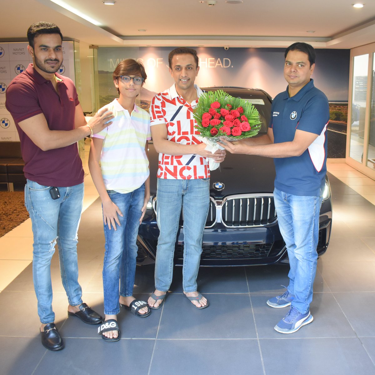 bmwkunbengaluru's tweet photo. It’s time for Mr. Rahmath Ulla Shakir Ahmed Khan to engage in #PowerPlay.
Congratulations on your brand new BMW 5 Series. Welcome to the world of sheer driving pleasure and an ever growing family of #BMW & #NavnitmotorsBangalore
#THEnew5 #BMW5Series #Navnitgroup #bmwindia https://t.co/soN9os2eIj