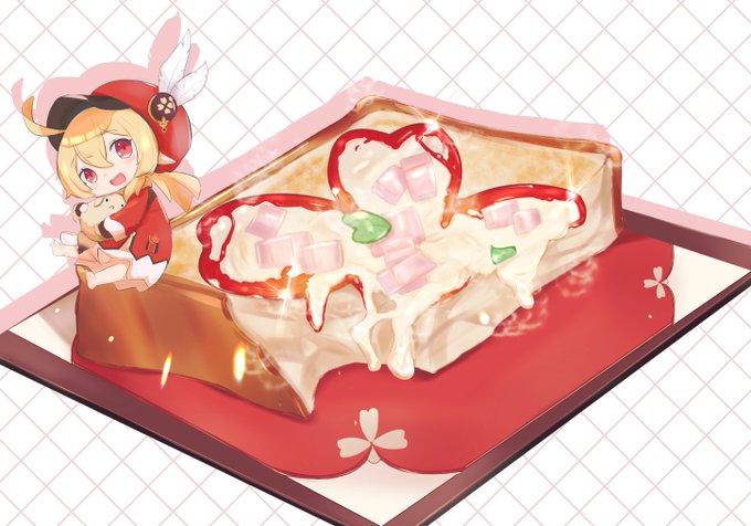 #原神 
#GenshinImpact 
食物的練習2
魚香吐司 