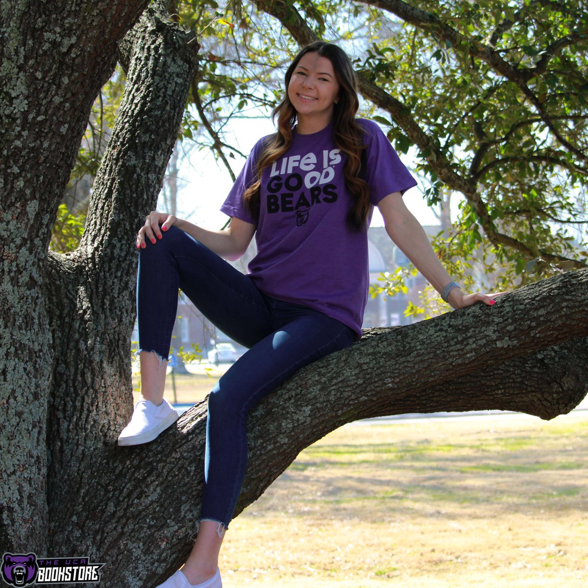 Celebrate the Spring weather with a tee from the bookstore! Shop in-store and online at theucabookstore.com!
.
.
.
#ucabears #theucabookstore