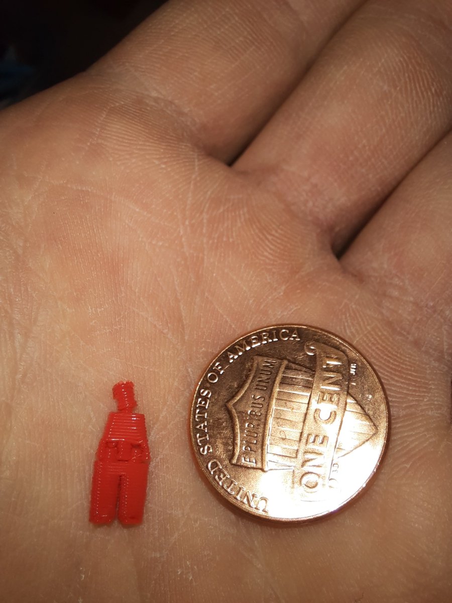 Gluckaneering's tweet photo. Our Introduction to Engineering Design students are learning about part tolerances with our 3D Printers! One group learned the hard way about scaling their parts! (It STILL worked though?!?) @CCSCTE https://t.co/mZxphiQlqu