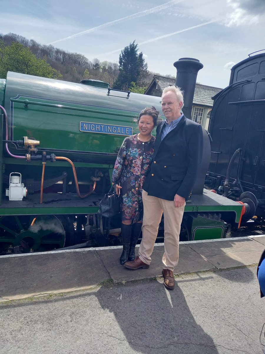 Friday saw us at the unveiling of the locomotive 🚂 New names <a href="/seacolestatue/">Mary Seacole Trust</a> and <a href="/FNightingaleF/">Florence Nightingale Foundation</a> at <a href="/EmbsaySteam/">Embsay & Bolton Abbey Steam Railway</a> We had a great ride on the locomotive with afternoon tea ☕🍰 .   Thank you #StephenMiddleton for your generous invitation and a great afternoon.