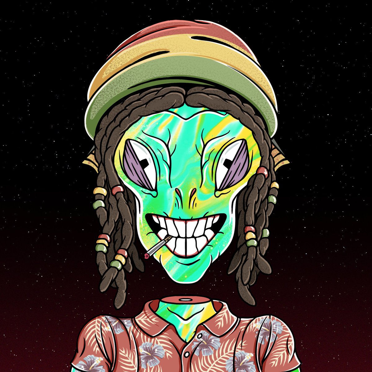 Space_Heads_NFT's tweet photo. Perfect Rasta Head? Yes we have at least one!
Class: Rasta - Type: Perfect!
#SpaceHeads #UniqueArts https://t.co/RH2YaOX3Hy