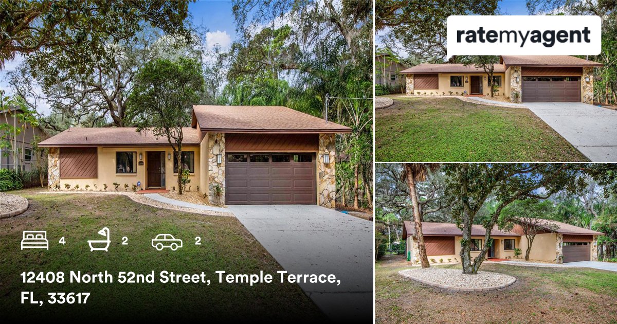 KyleSasserRE's tweet photo. 4 🛏 2 🛀 2 🚘
📍 12408 North 52nd Street, Temple Terrace, FL, 33617

My latest sale on #ratemyagent
https://t.co/DLmTqtrIJw https://t.co/YFXD5b3TVG