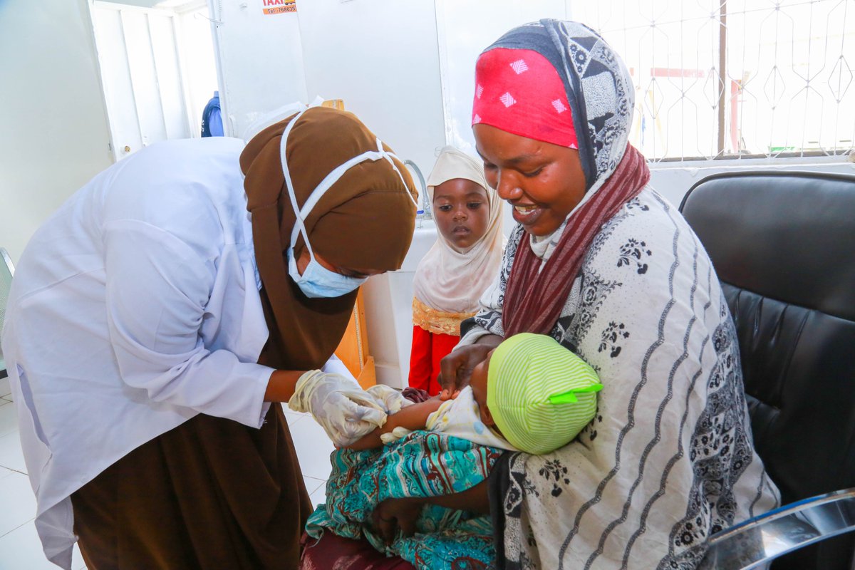 WHOSom's tweet photo. Immunization efforts need a shot in the arm say Somalia’s Government and UN. #WorldImmunizationWeek2022
Read more: https://t.co/ThDN1IOZTQ https://t.co/xmCesK9CxE
