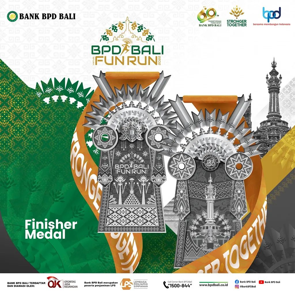Medali 🏅 BPD Bali Fun Run â€¢ 2022
