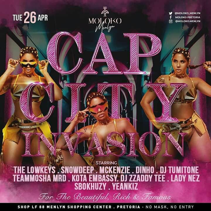 KhumoMrd's tweet photo. We having a party tomorrow @Moloko_Menlyn Be there or be told 🍾🍾🍾🍾🍾🍾 https://t.co/yyPdFuPq1V