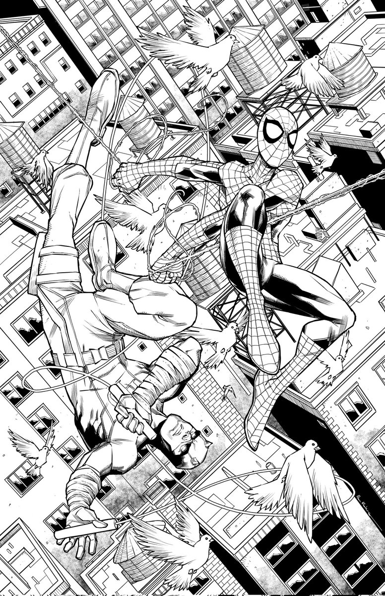 #spiderman #daredevil #marvel #marvelcomics #peterparker #mattmurdock #madewithwacom