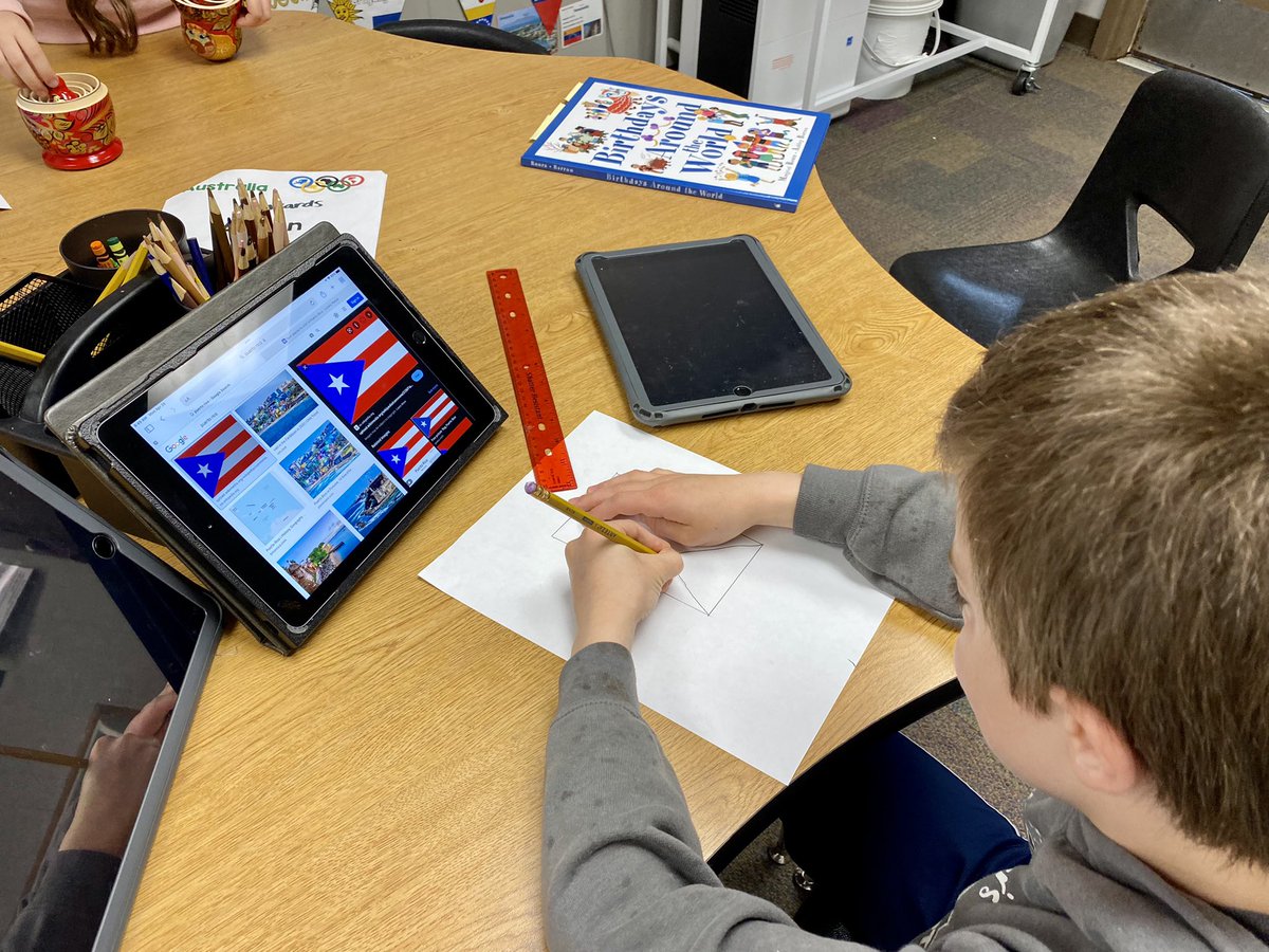 We are world explorers!  Thank you @macoffman, for the Explorer Day idea! <a href="/HRErockets/">Hoosier Road Elem</a> 🚀🌎