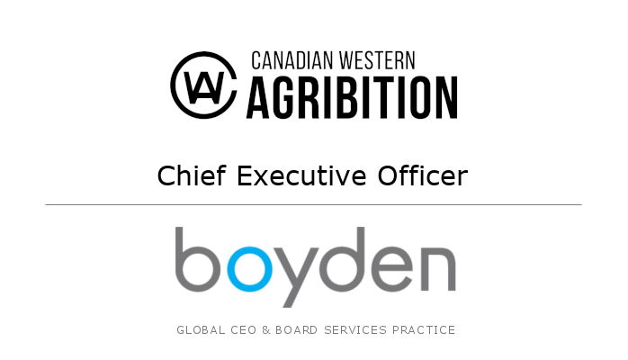 BoydenCanada's tweet photo. Boyden’s Global #CEO &amp; #BoardServices Practice proudly announces the Chief Executive Officer recruitment on behalf of the Canadian Western @Agribition. Learn more here >> https://t.co/8yDKmRTBqN https://t.co/fbPTpftyqt