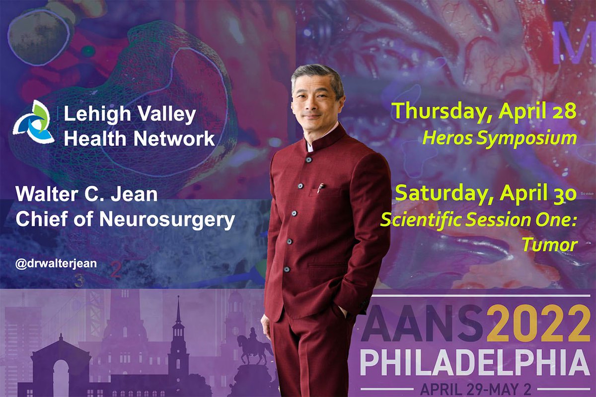 The first in-person meeting of the <a href="/AANSNeurosurg/">AANS Neurosurgeon</a> since the pandemic is right around the corner (and right down the road!) see you in Phillie! #aans2022 <a href="/LVHN/">Lehigh Valley Health Network</a>euroscience  @LVHN