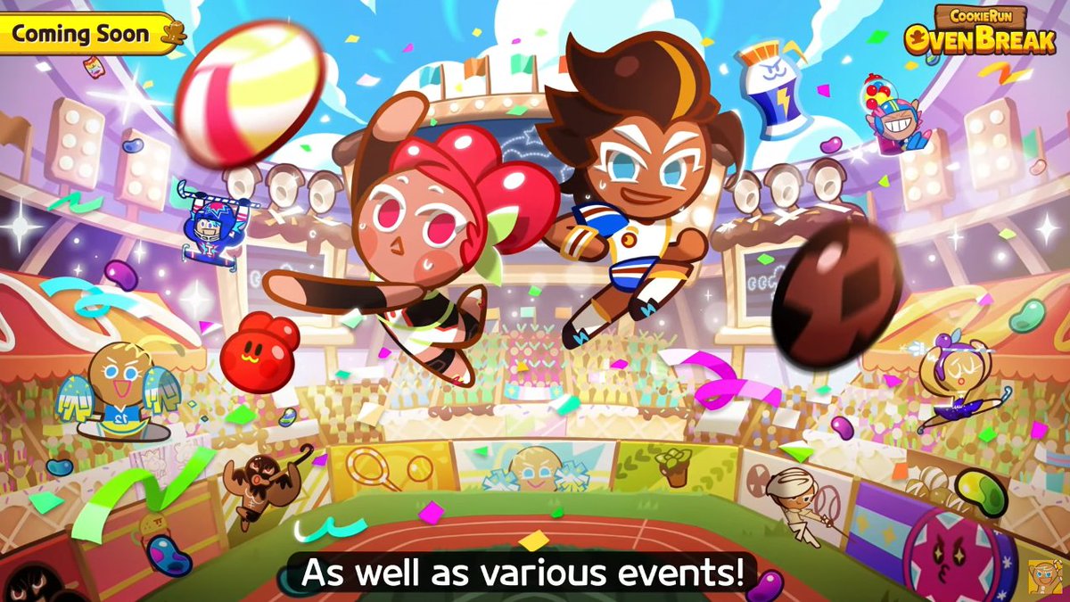 Ovenbreak) Cookie Sports Day ⚽️ Introducing Cherry Ball cookie