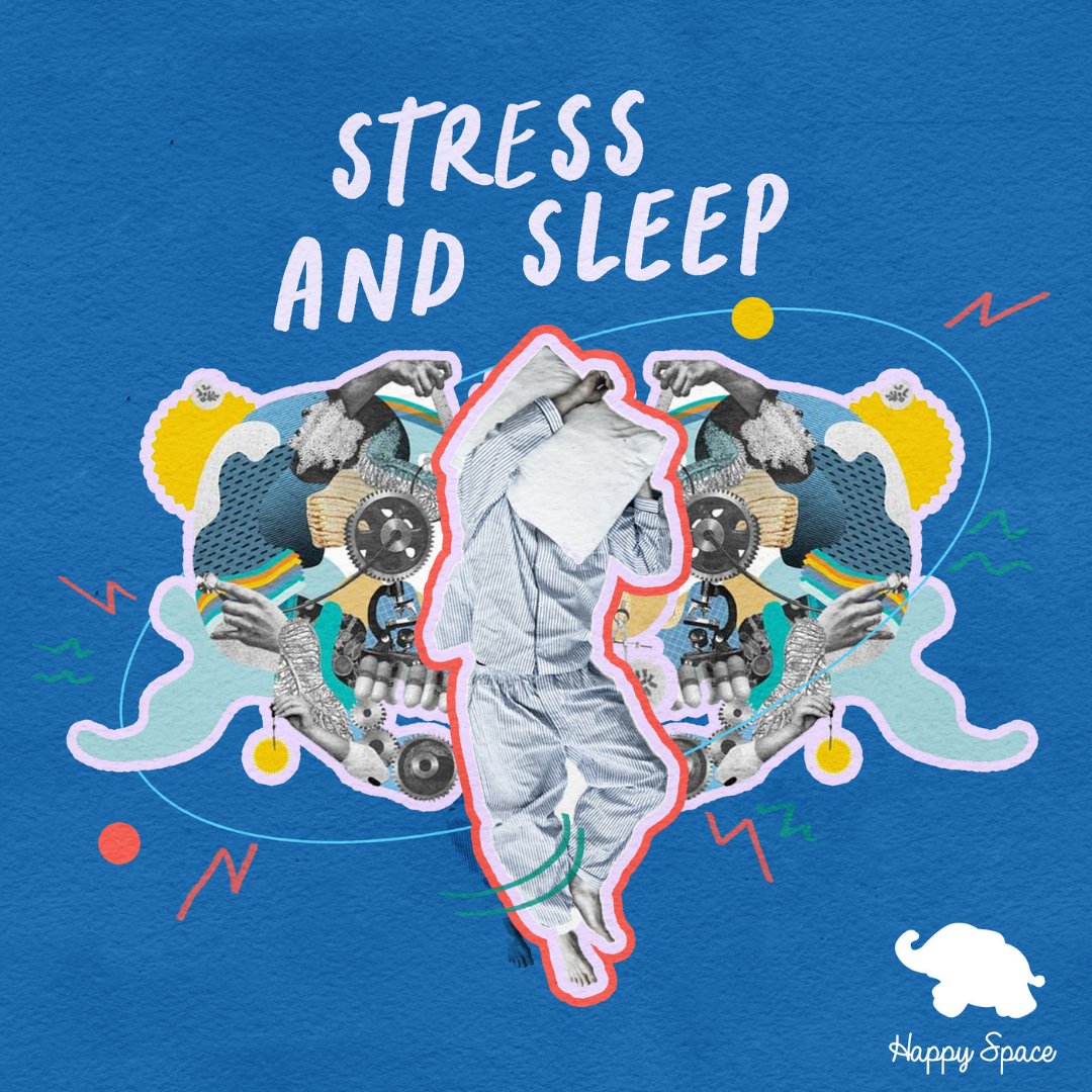 HappySpaceUK's tweet photo. Did you know that April is Stress Awareness Month? 🧠 
Stress can heavily impact your ability to unwind and sleep well👀  

#wellbeing #mentalhealth #mentalhealthawareness #mentalwellbeing #studentmentalhealth #education #childrensmentalhealth https://t.co/U8SvmdqEkm