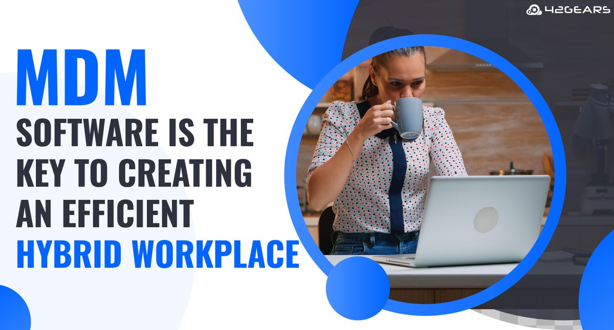 42gears's tweet image. With the post-pandemic rise in remote and hybrid working, #MDMSoftware has become an essential tool for businesses to manage hybrid workplaces efficiently. Discover why: bit.ly/3Mu4ueH

#hybrid #remoteaccess #remotemanagement #remotework #MDM #workplace #remote #42Gears