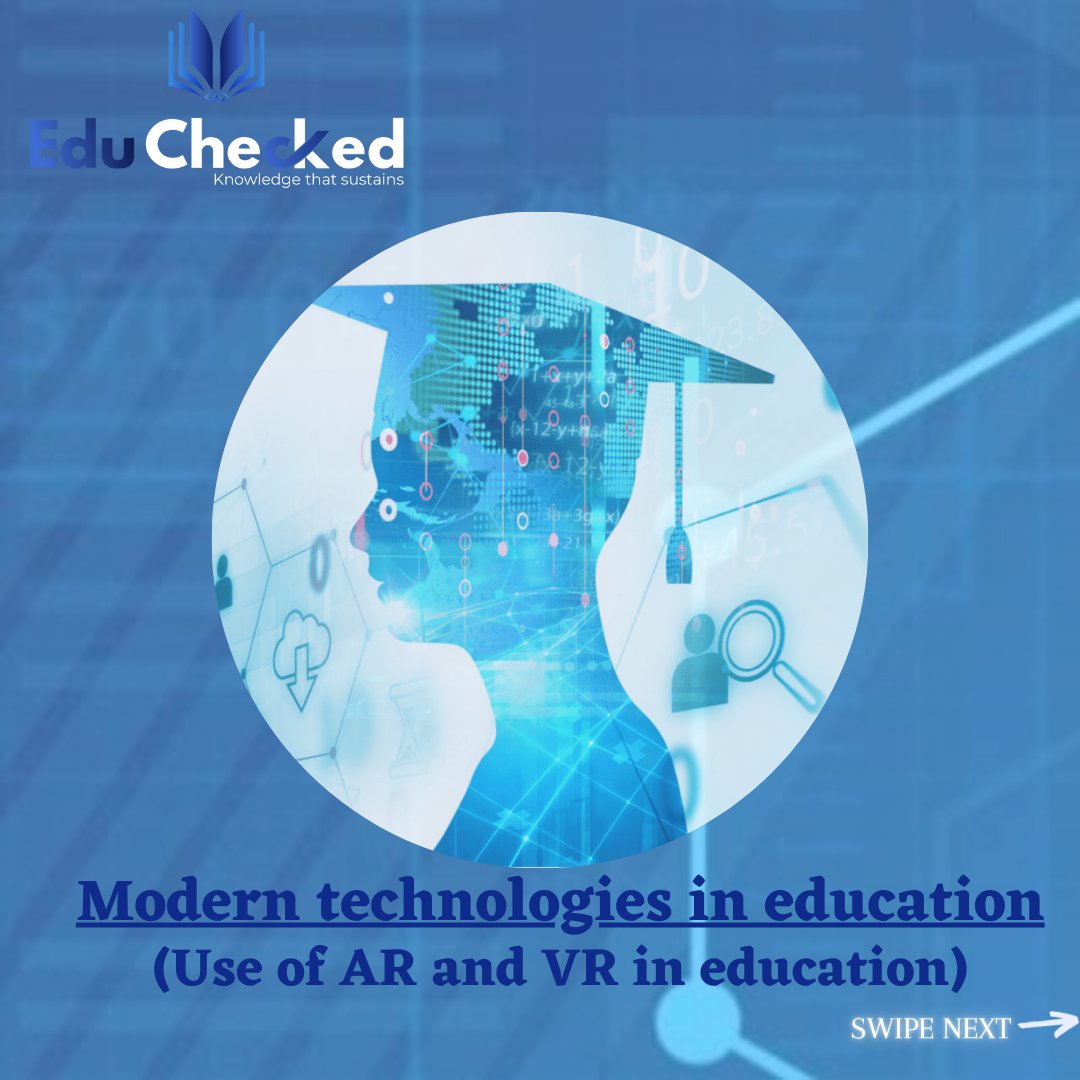 Edu_Checked's tweet photo. New technologies are being invented daily in order to enhance the teaching and learning experience. AR/VR technologies are a promising addition to the “edtech” space due to their immersive nature. We feel AR/VR is the new big thing in the education world!

#educhecked #checkedit https://t.co/45vSslN5NL