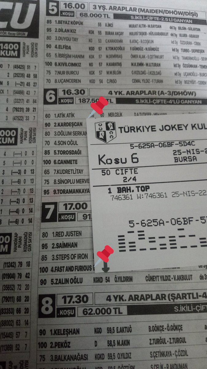 ByMutluer's tweet photo. Çifte❗
#ByMutluer #HipodromGazetesi https://t.co/HqRH3CvICu