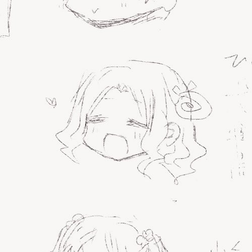 うとうとしながら描いた雛菜が妙に味わい深かった…(髪のぐるぐるが特に) 