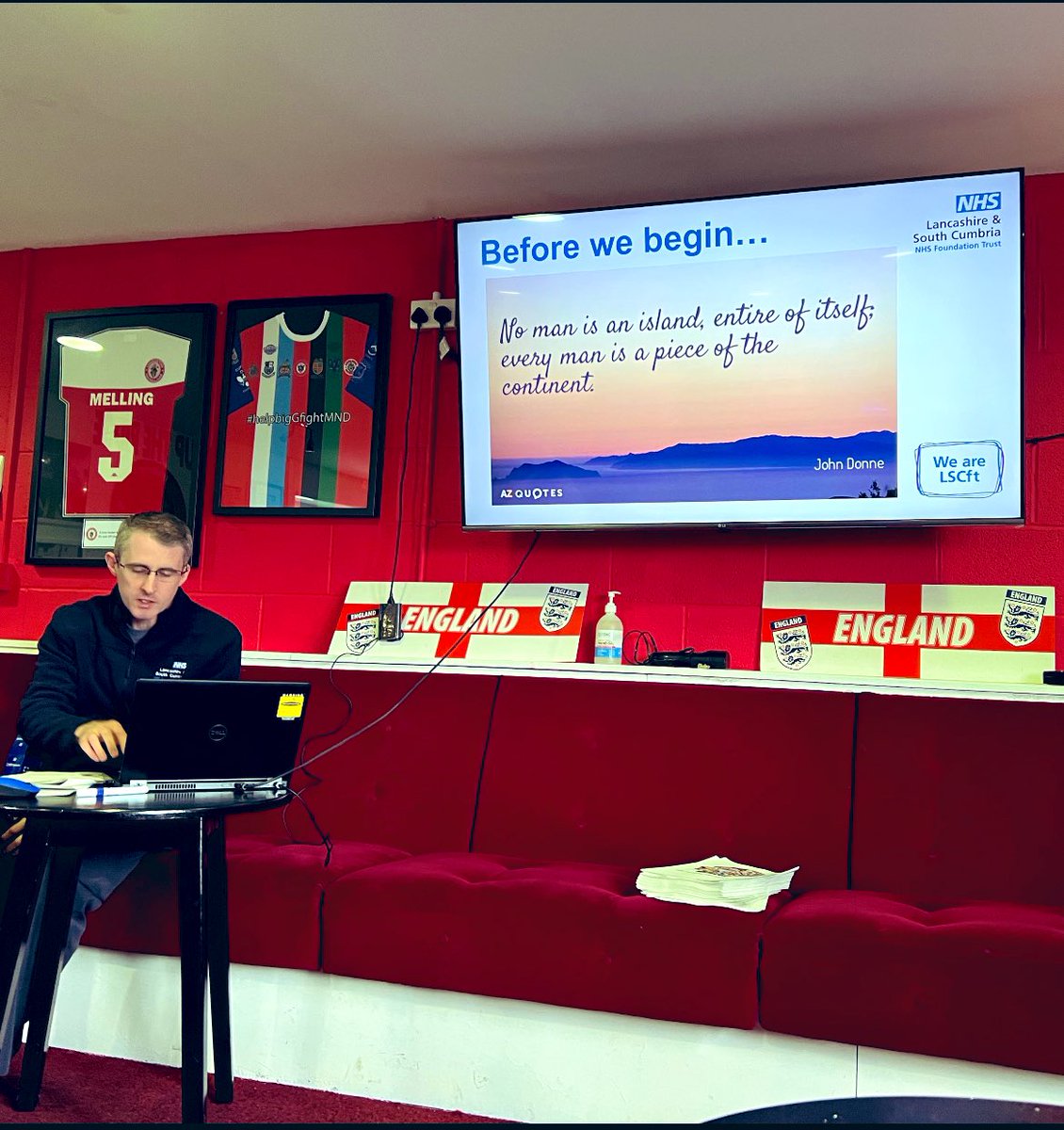 HassanMallick17's tweet photo. First day of Acquired Brain Injury training #GuildlodgeABI with @DrD_ABI and @CzarinaKirk at the long ridge football club. Interesting topics made more fascinating by the speakers ☺️.
#lscft #guildlodge #braininjury https://t.co/79jZ6ky190