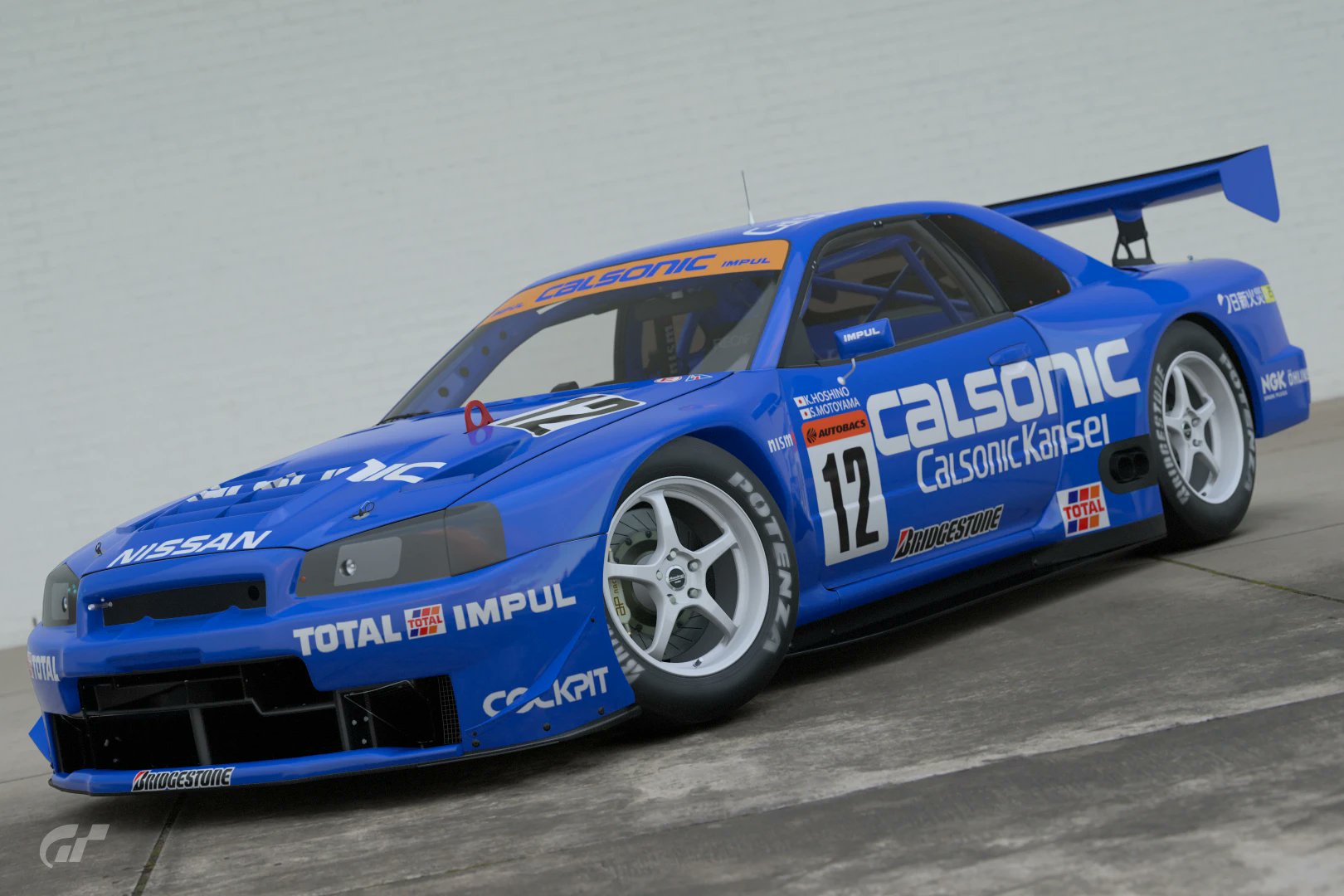 1/18 CALSONIC スカイライン GT-R カルソニック GT500 Autoart 1/18 Calsonic Skyline GT500 Suzuka Winner 2003 Blue