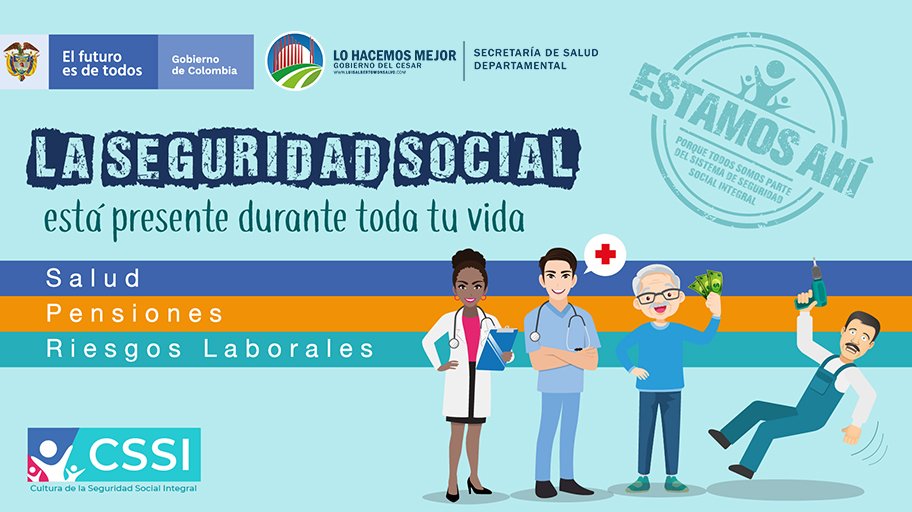 #SemanaDeLaSeguridadSocial2022  Estamos ahí, desde antes de nacer y durante toda tu vida.

<a href="/MinSaludCol/">MinSalud Colombia 🇨🇴</a>