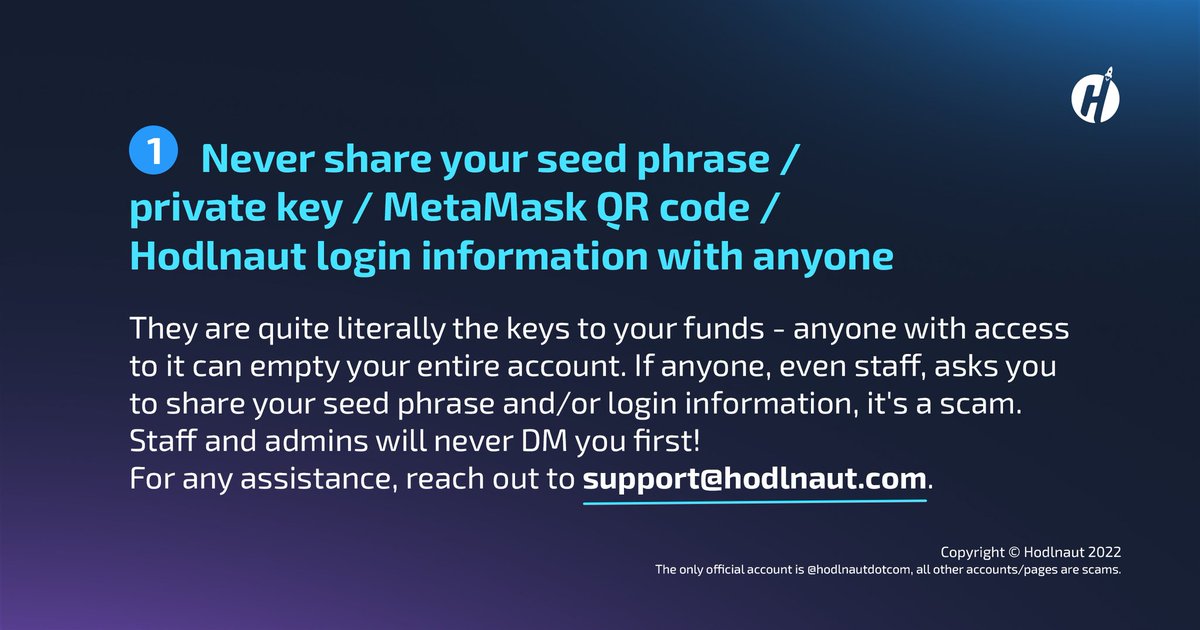 hodlnautdotcom's tweet photo. Who wished they needed tips like this when they first started out in crypto? ๐ https://t.co/mHDwpUZoQ2