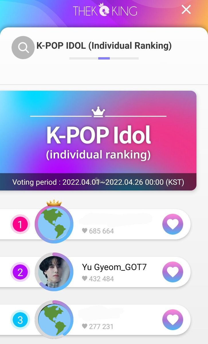 YGvotingteam's tweet photo. 🗳️THEKKING

There is little time left for the vote to close

🏆Reward: Ad in New York

#YUGYEOM #유겸 @yugyeom https://t.co/3feA8i1INr