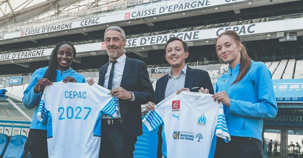 La Caisse d’Epargne CEPAC et l'OM renouvellent leur partenariat et s'engagent pour démocratiser le football féminin.

Nouveauté 👉 la CEPAC devient le 1er Partenaire Fondateur de l'équipe féminine OM

➡️ l.laprovence.com/JS2 

<a href="/OM_Officiel/">Olympique de Marseille</a> <a href="/CE_CEPAC/">Caisse d’Epargne CEPAC</a> #HubEco #Contenupartenaire
