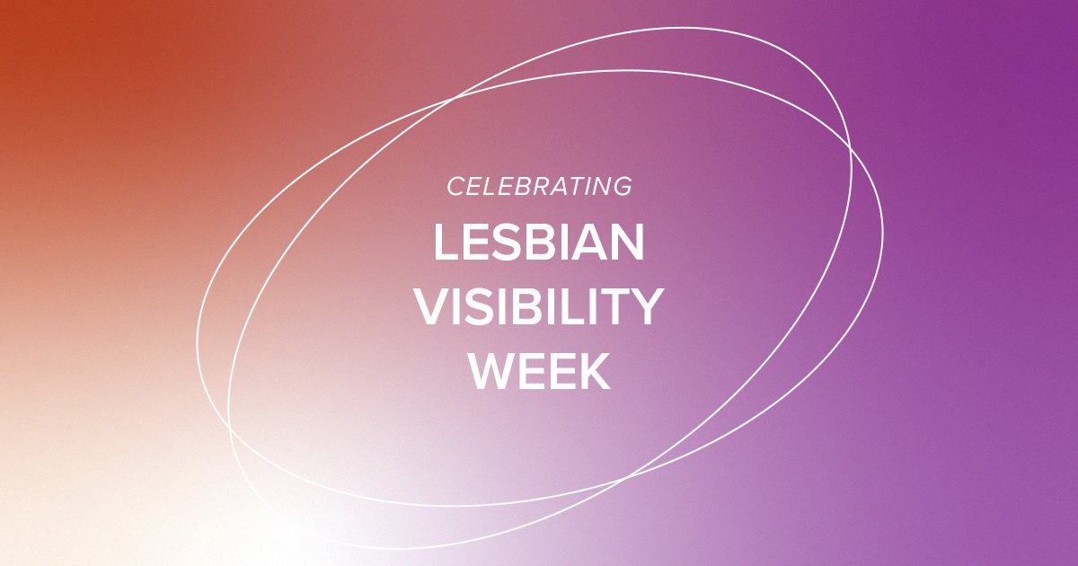 Happy #LesbianVisibilityWeek!

Lesbians of every identity and expression are seen and celebrated as God's beloved children. May we cultivate radical belonging for lesbians worldwide, that all may come out and thrive wholly loved, unequivocally accepted.

Thank you for being you!