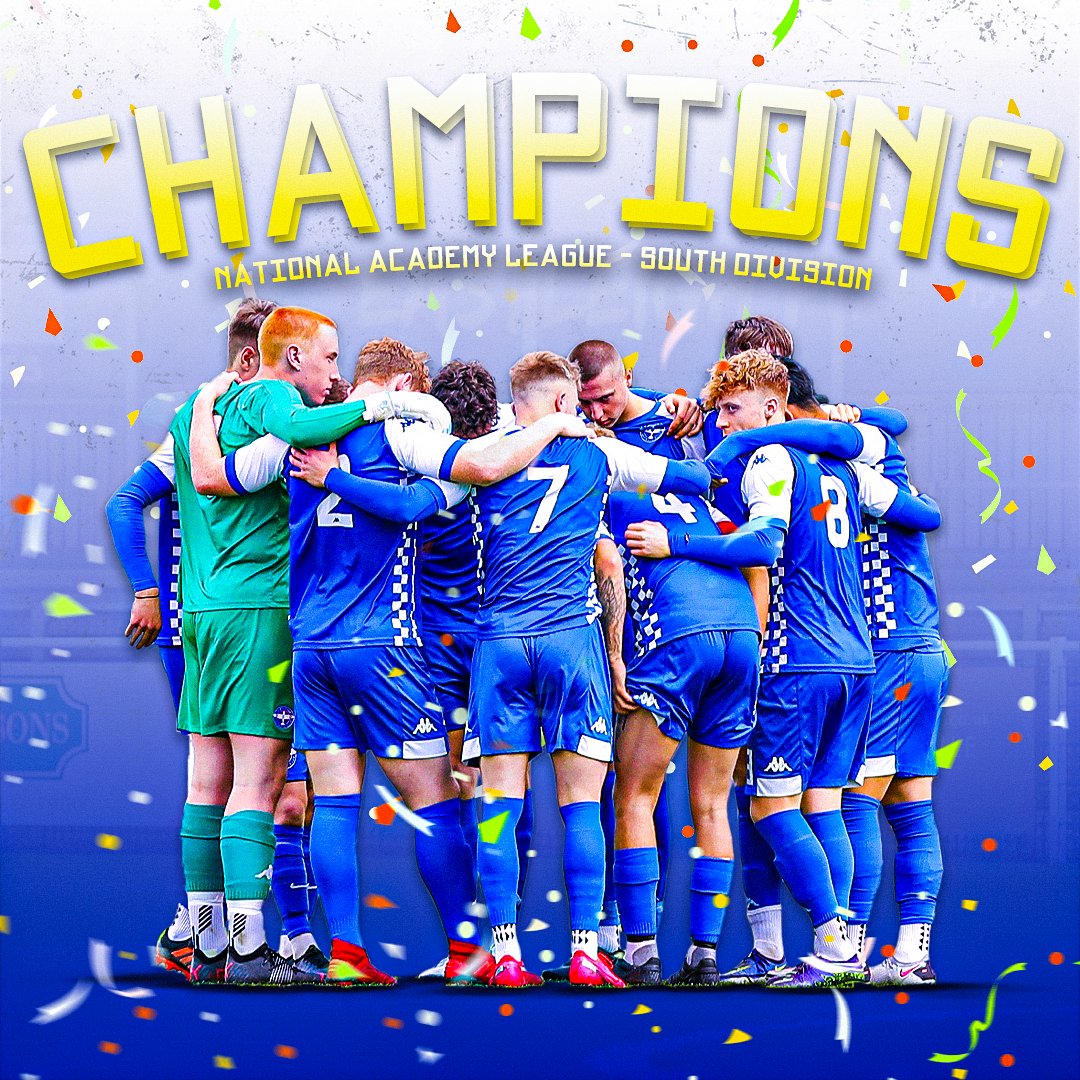 🏆 𝐋𝐄𝐀𝐆𝐔𝐄 𝐂𝐇𝐀𝐌𝐏𝐈𝐎𝐍𝐒 🥳

After results elsewhere today, our Elite Development Squad are confirmed as <a href="/nationallgeU19/">NL Under 19 Alliance</a> South Division champions 🤩

An excellent achievement after the great league campaign our young #Spitfires have had! 💪