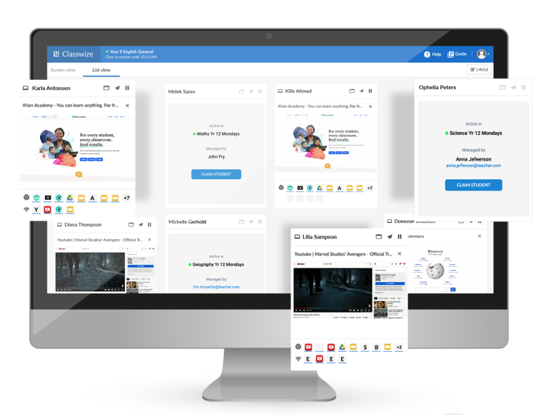 With all the new apps, social media platforms and websites out there, teachers need something they can look at quickly to see what their students are up to. I like this Classwize tool by <a href="/Linewize/">Linewize (part of the Qoria family)</a> that caputres that in an easy-to-digest fashion. 
linewize.com/for-teachers