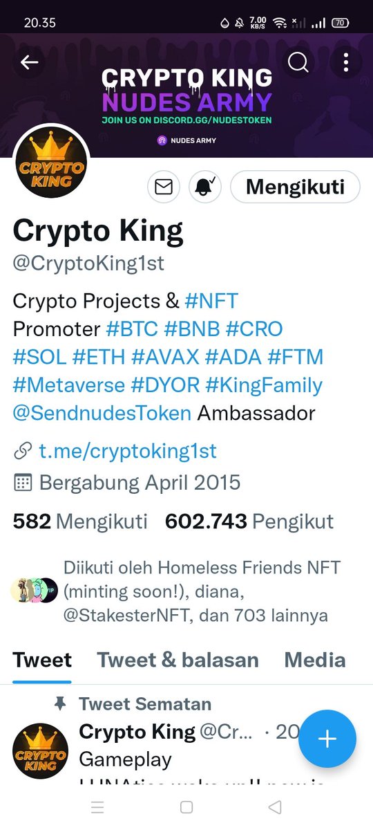 anitahoki's tweet photo. @CryptoKing1st Wish me luck https://t.co/K8PZgzDR5I