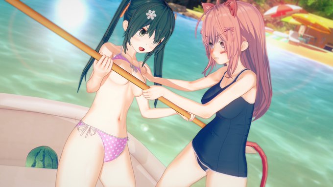 やっぱこの二人を同じグループにするのはダメか…
顔合わせた瞬間喧嘩が始まる…💦

うらネコ家不仲コンビ 美来&朋香 