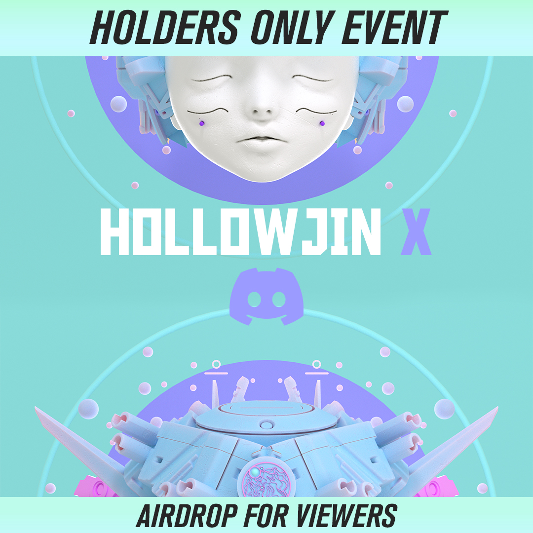 ⚠️Tomorrow, we run our first holders only event!⚠️ 

Airdrops for viewers of a unique piece created live on stream! If you want to join on the fun now is a great entry point, sweep one up here - opensea.io/collection/jin…

Full details in Discord - discord.gg/jinx9nft ✅