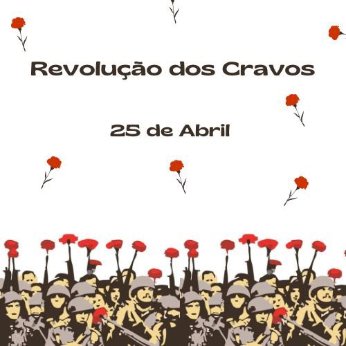 ae_aeb_'s tweet photo. Revolução dos Cravos 
Hoje, dia 25 de Abril, comemora-se a revolução de 1974 que encerrou o
regime ditatorial do Estado Novo em Portugal.Que esta data nunca seja esquecida, que os erros do passado sirvam de lição para o futuro e que a nossa liberdade nunca mais seja condicionada! https://t.co/XfViWPT55k