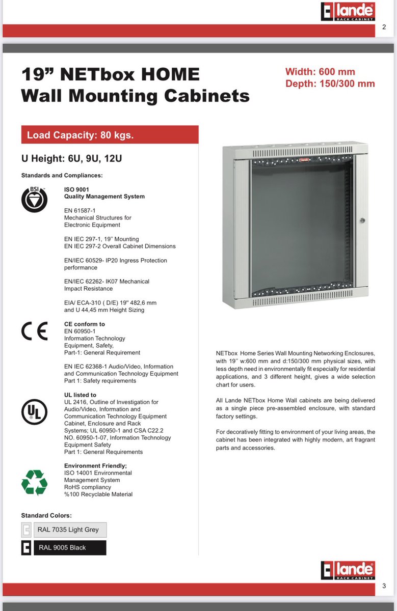 To compliment our stock of Proline B series 19” wall mount cabinets from <a href="/Landecabinets/">LandeRack</a> we will soon be stocking the Lande SOHO &amp; low profile Netbox products. Available from <a href="/FndSales/">FND</a> Tele: 01295257247