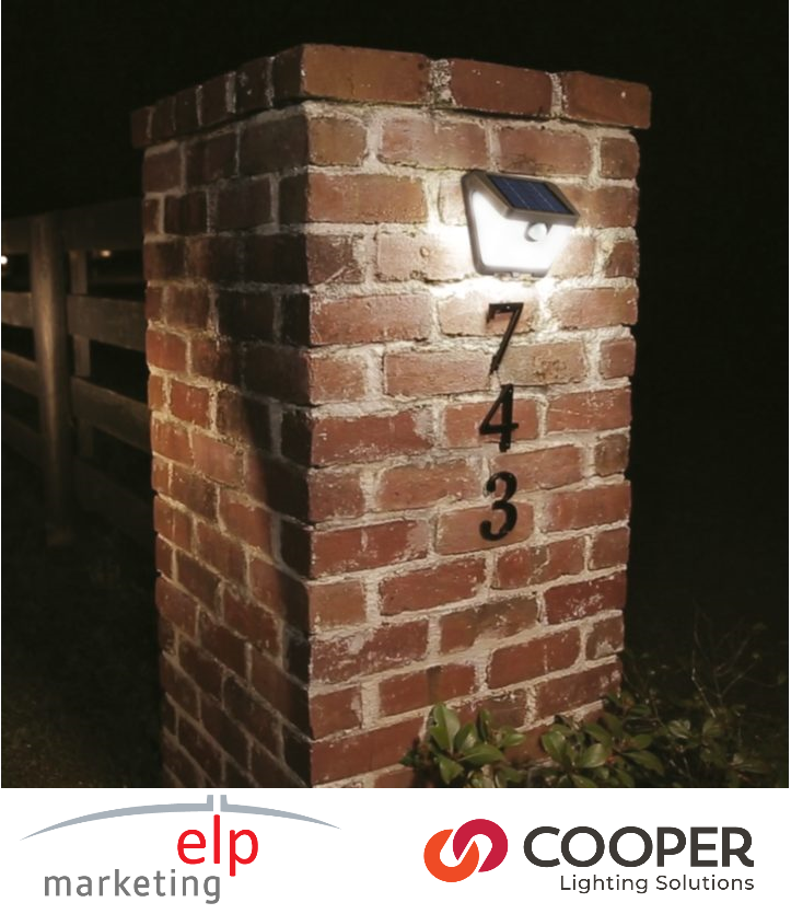 ElpMarketing's tweet image. Just in time for patio season.
The SWL series solar wedge light from Cooper Lighting combines the reliability of our home security lighting with the convenience of solar power.  
zcu.io/ARJu 

#backyardlighting #cooperlighting #solar